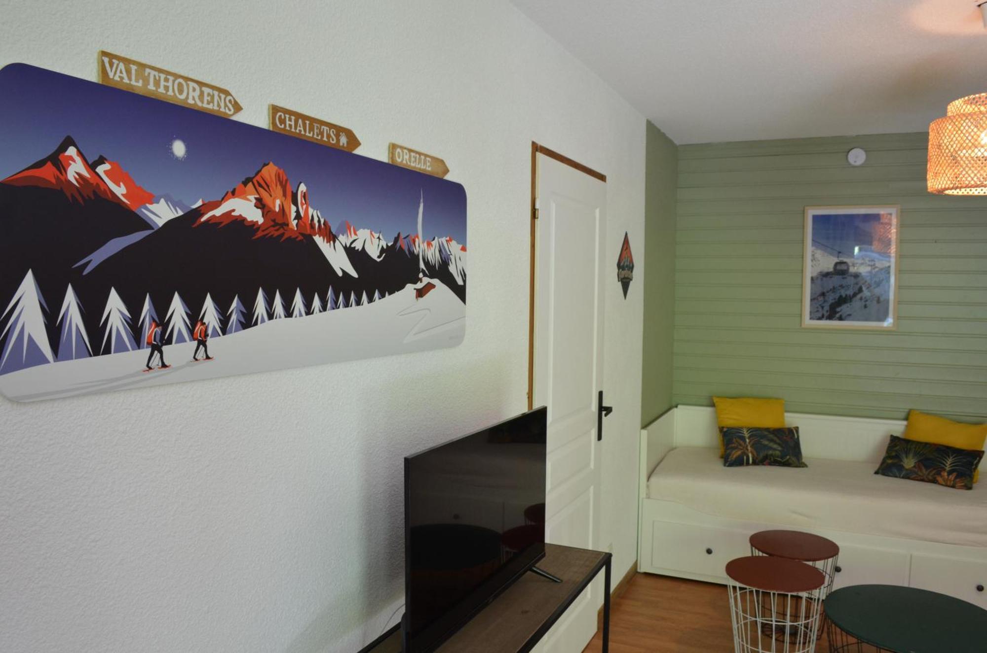 Appartements 3 Vallees, Piscine Et Sauna Orelle Luaran gambar